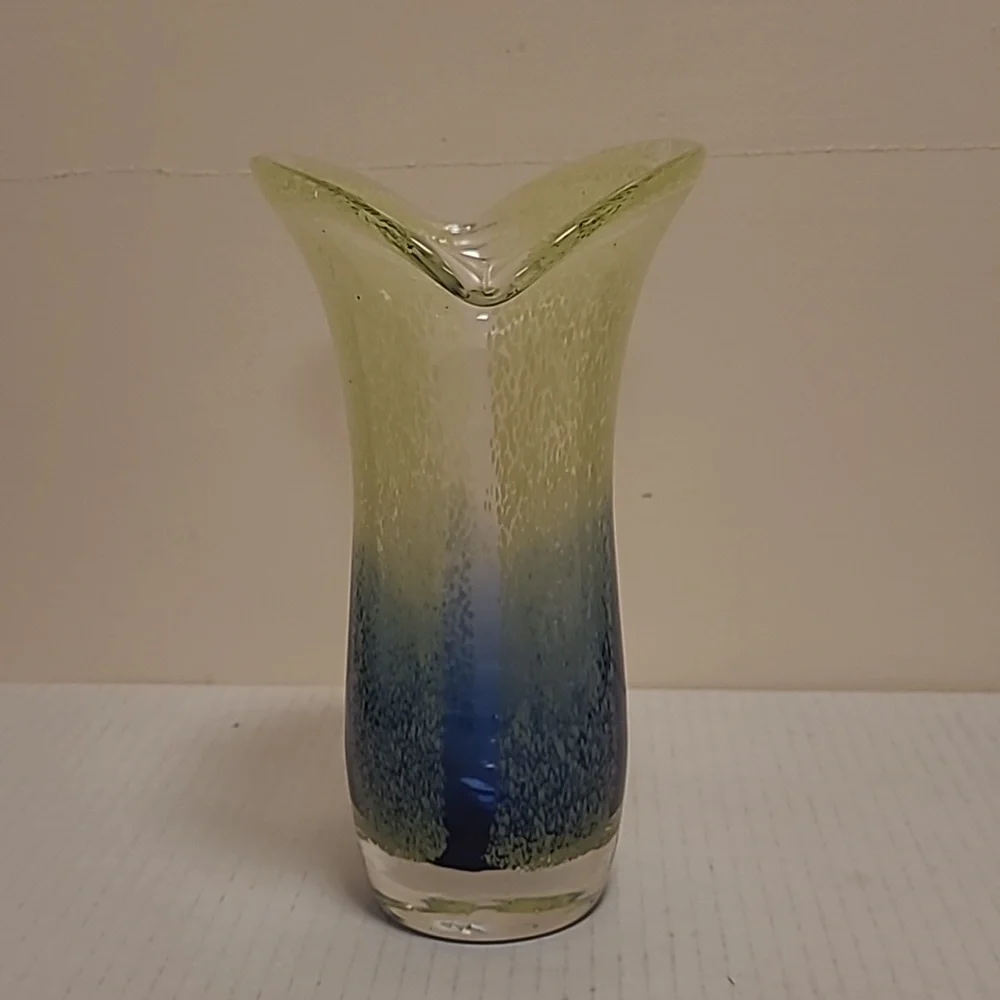 Murano Style Art Glass Vase